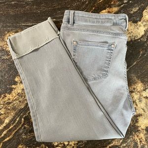 J. Jill authentic fit cropped jean.  Size 14.  Light denim.